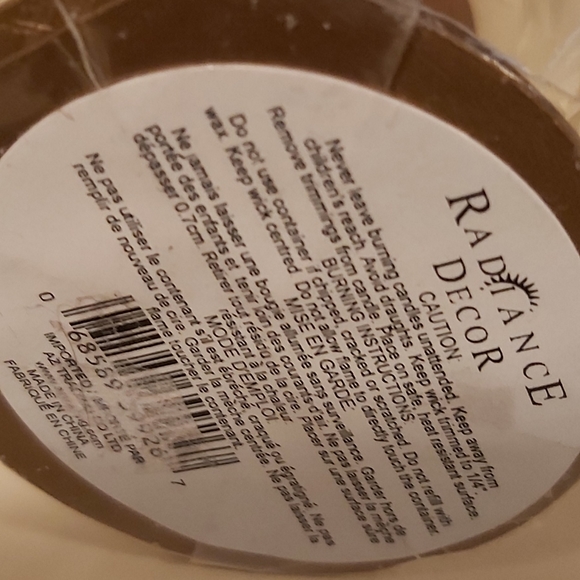 Brand new set of Radiance Decor Calligraphy Candles - Picture 3 of 3